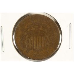 1864 US TWO CENT PIECE