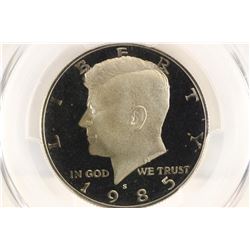 1985-S KENNEDY HALF DOLLAR PCGS PR69 DCAM