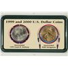 Image 1 : 1999 UNC SBA DOLLAR & 2000 UNC SACAGAWEA DOLLAR