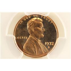 1972-S LINCOLN CENT PCGS PR68RD