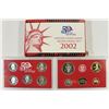 Image 2 : 2002 US SILVER PROOF SET (WITH BOX)