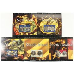 5 US MINT QUARTER SETS 2001-P & D KENTUCKY,