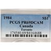 Image 3 : 1984 CANADA TORONTO SILVER DOLLAR PCGS PR69 DCAM