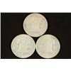 Image 2 : 1959-D,62-D & 63-D FRANKLIN HALF DOLLARS