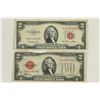 Image 1 : 1928-D & 1953 $2 US NOTES RED SEALS