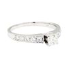 Image 1 : 1.00 ctw Diamond Ring - 14KT White Gold