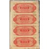 Image 2 : Uncut Sheet of 1800's $5 Citizens Bank of Louisiana Obsolete Notes