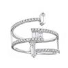 Image 1 : 0.58 ctw Diamond Ring - 18KT White Gold