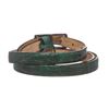Image 4 : Valentino Green Lizard Skin Rhinestone Buckle Thin Belt