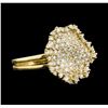 Image 1 : 1.05 ctw Diamond Ring - 14KT Yellow Gold