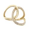 Image 1 : 0.23 ctw Diamond Ring - 18KT Yellow Gold