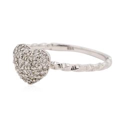 0.15 ctw Diamond Ring - 14KT White Gold