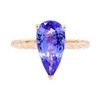 Image 2 : 2.67 ctw Tanzanite Ring - 14KT Rose Gold