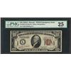 1934A $10 Hawaii Federal Reserve WWII Emergency Note Fr.2303 PMG Very Fine 25