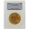 1911-D $20 St. Gaudens Double Eagle Gold Coin PCGS MS63
