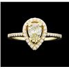 Image 2 : 1.03 ctw Diamond Ring - 14KT Yellow Gold