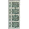 Image 2 : Uncut Sheet of (4) State of Louisiana Baby Bond Obsolete Notes