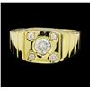 Image 2 : 0.55 ctw Diamond Ring - 14KT Yellow Gold