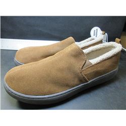 New Mossimo Mens Slippers Genuine Suede non marking sole size 12