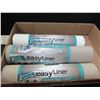 Image 1 : 3 Rolls of Easy Liner / 2 tan & 1 white / rolls are 12in x 8 feet