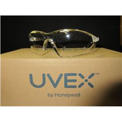 5 New Uvex clear Safety Glasses by Honeywell