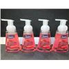 Image 1 : 4 New Antibacterial Foaming Pump Hand Soap / 7.5 fl oz / Strawberry