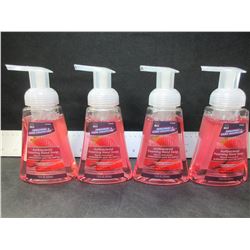 4 New Antibacterial Foaming Pump Hand Soap / 7.5 fl oz / Strawberry