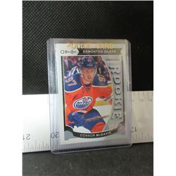O-PEE-CHEE Connor McDavid Rookie card
