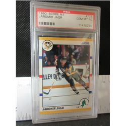 1990 Jaromir Jagr # 70t Rookie Card Graded 10 Gem Mint / PSA