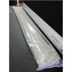 New Heavy Duty  25 piece 24" x 9mm Cable ties / 160lb break strength