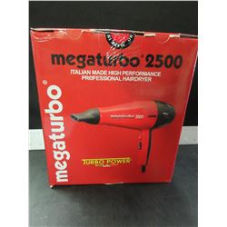 Mega Turbo 2500 Italian Made High Performance Pro Hairdryer / # 311
