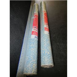 2 New rolls of Con-Tact adhesive covering / removable / 18" x 20ft each roll