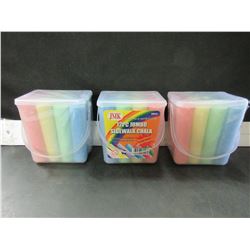 3 case of  Jumbo Sidewalk Chalk 12 per case