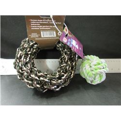 New Braided Rope Ball and Hoop Toys