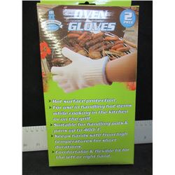 1 New Pair OVEN GLOVES / great for BBQ or Camping / they're awesome
