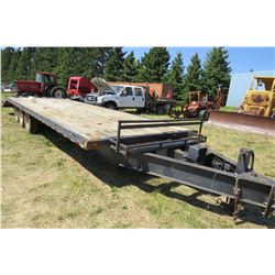 APPROX. 34' TRIPLE AXLE FLAT DECK TRAILER