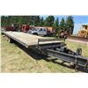 Image 1 : APPROX. 34' TRIPLE AXLE FLAT DECK TRAILER