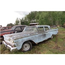 APPROX. 1959 FORD 4 DOOR CAR (BLUE)