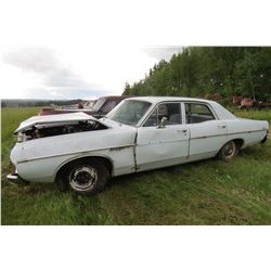 APPROX. 1969 FORD 4 DOOR CAR (WHITE)