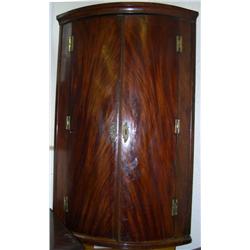 A large George III mahogany wall hanging tw…