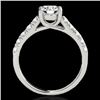 Image 2 : 2.1 CTW H-SI/I Certified Diamond Solitaire Ring 10K White Gold - REF-402W8F - 35498