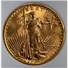 Image 2 : 1920 $20 ST GAUDENS GOLD RNG GEM BU