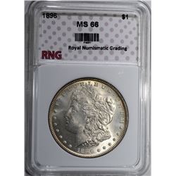 1896 MORGAN DOLLAR RNG SUPERB GEM
