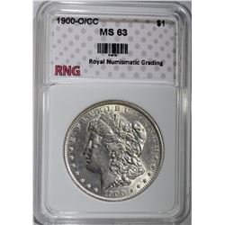1900-O/CC MORGAN DOLLAR RNG CH BU