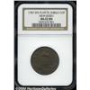 Image 3 : 1787[COPPER] New Jersey Copper, Small Planchet, Plain Shield MS62 Brown NGC.