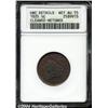 1835[1/2 C]--Cleaned, Retoned--ANACS. UNC Details, Net AU55.