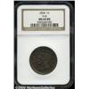 1854[1C] MS64 Brown NGC.