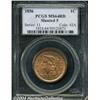 Image 1 : 1856[1C] Slanted 5 MS64 Red PCGS.