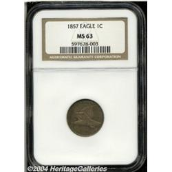 1857[1C] MS63 NGC.