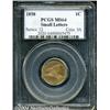 Image 1 : 1858[1C] Small Letters MS64 PCGS.